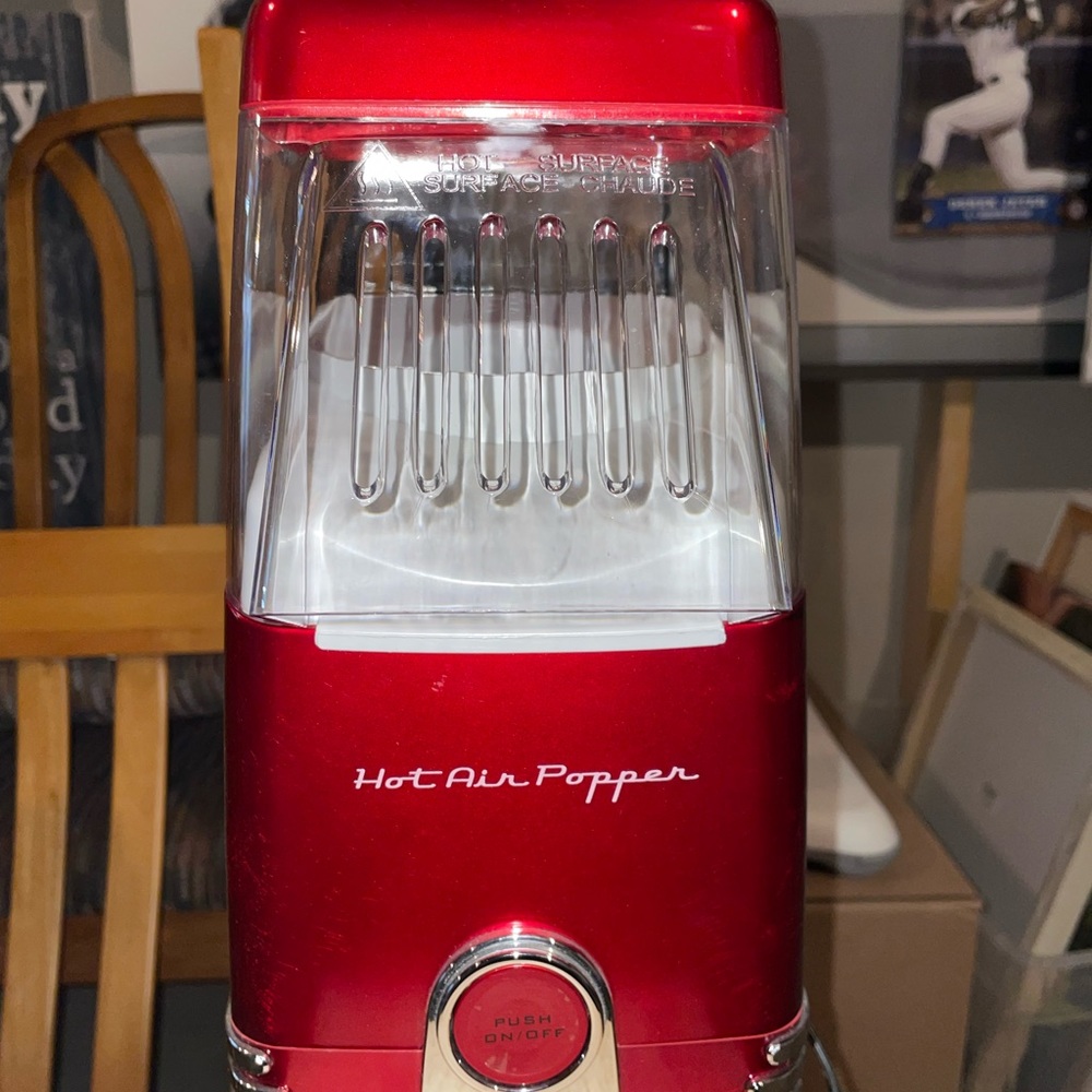 Hot Air popcorn machine. Used  once to make sure it worked